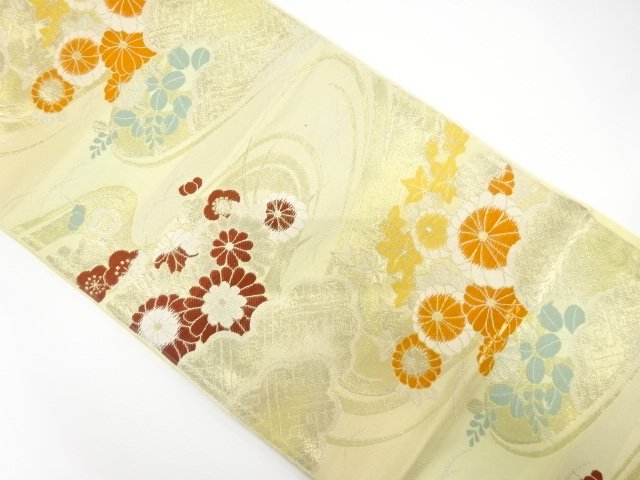 JAPANESE FUKURO OBI / WOVEN FLOWER